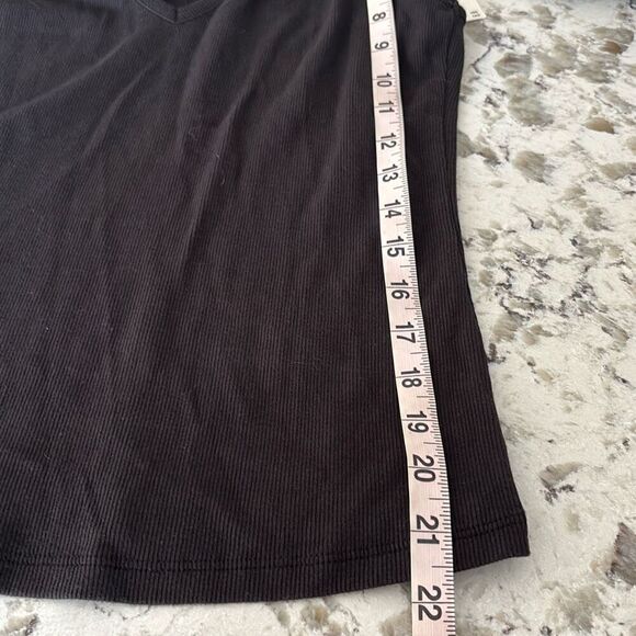 NWT Maeve Anthropologie Leather Bow strap tank top black XS - Picture 13 of 15